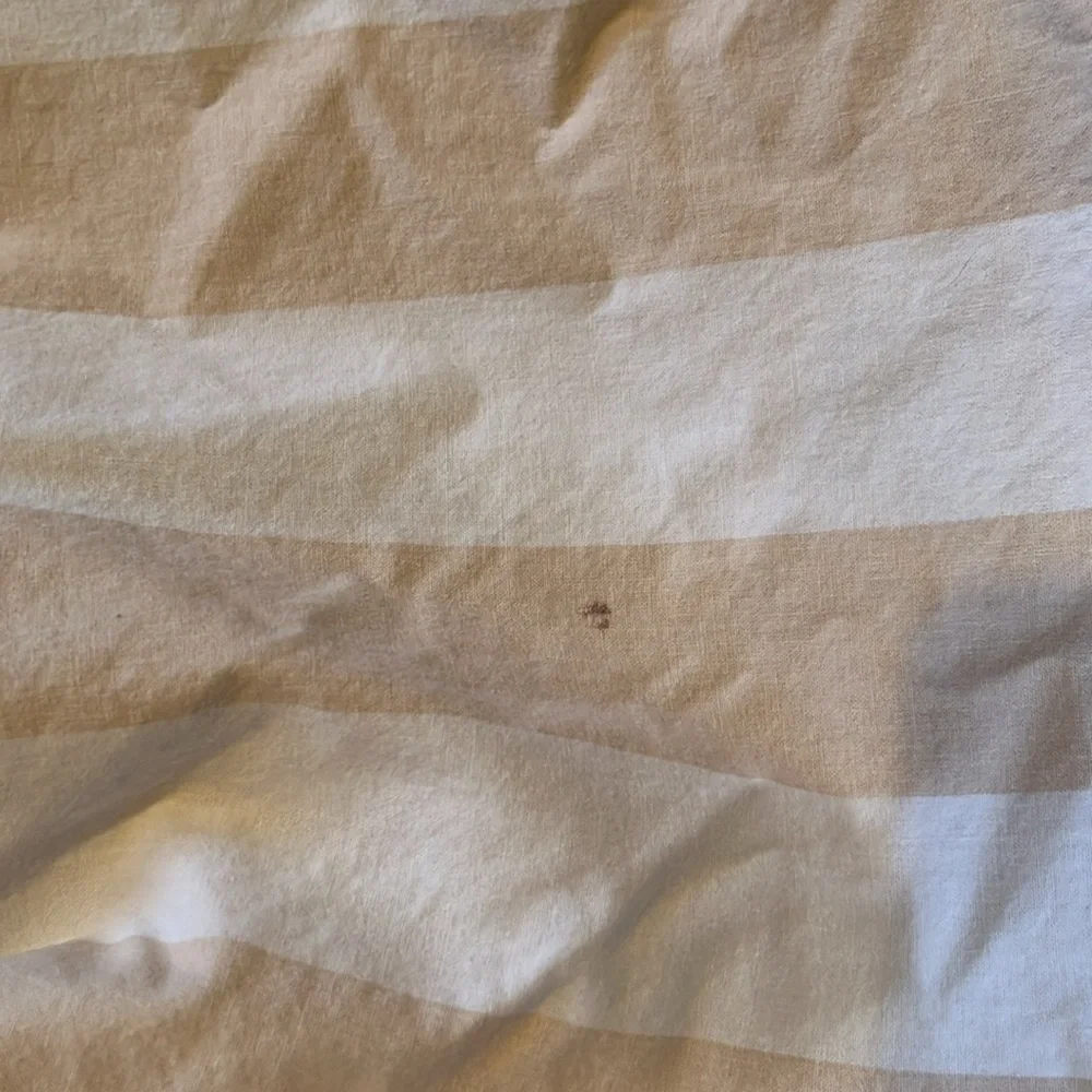 Riviera crib and changing pad cover by Crate&Barrel